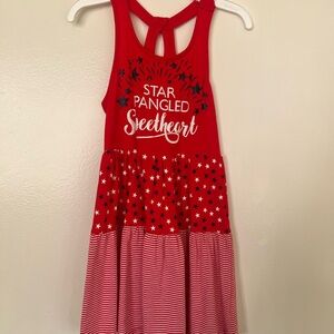 Epic Threads Red Starry Dress - Girls size 4T